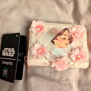 Princess Leia flower lounge fly wallet